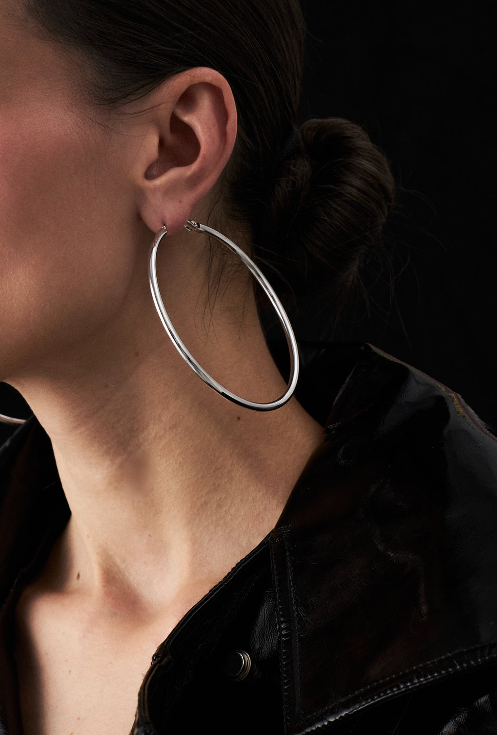 CERCEI MACRO HOOPS SILVER