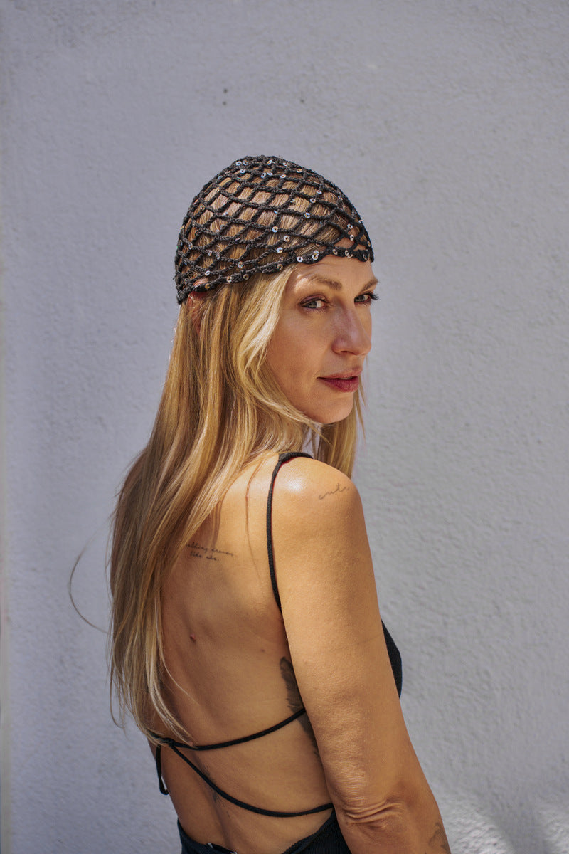 BEANIE CROȘETAT MARBELLA