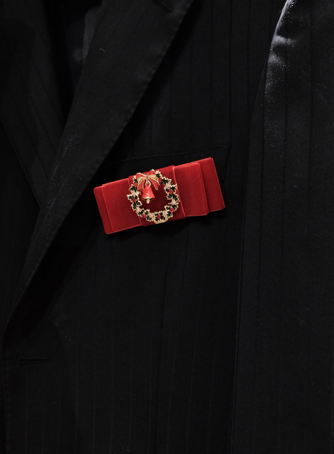 BROȘA CHRISTMAS RED