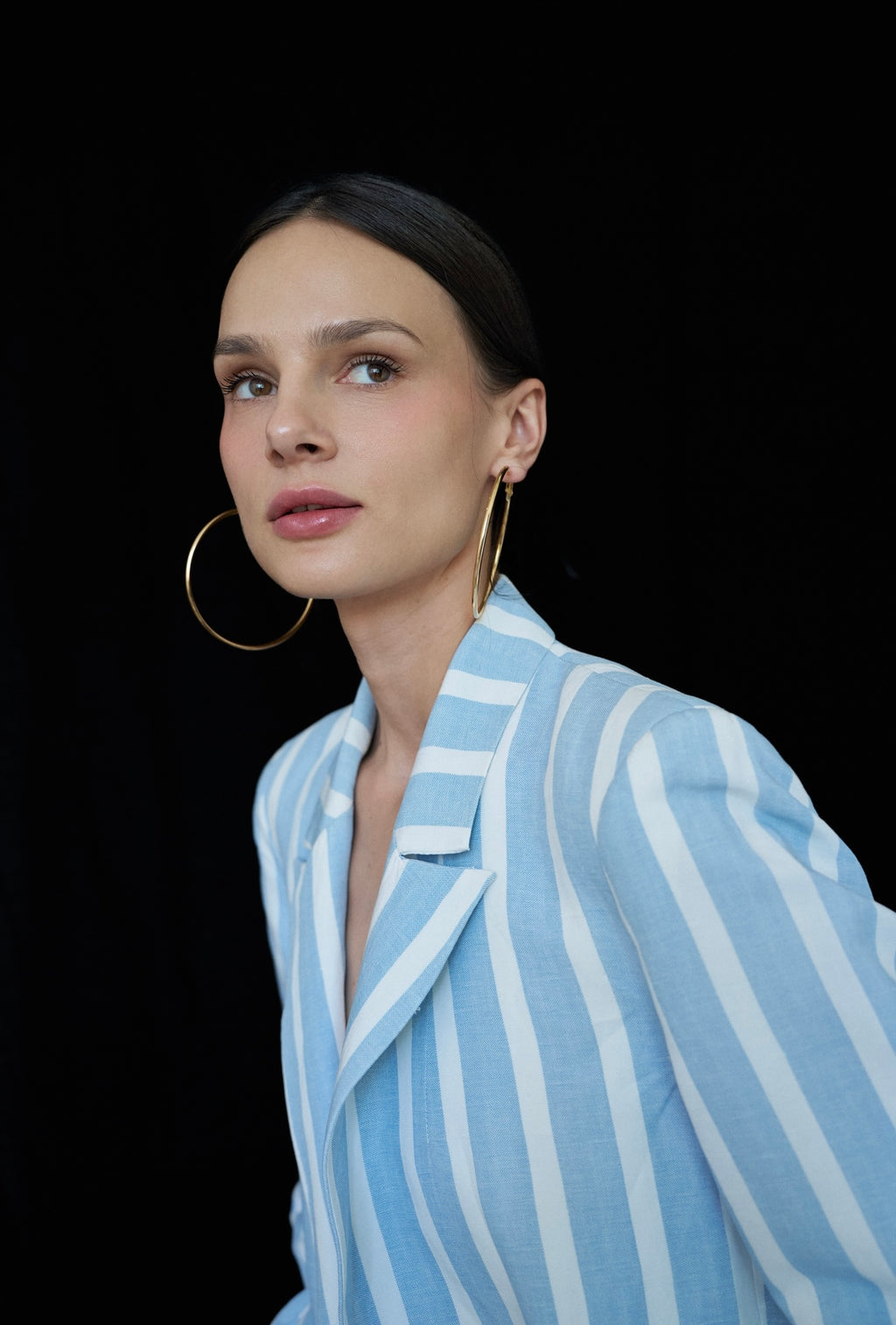 CERCEI MACRO HOOPS GOLD