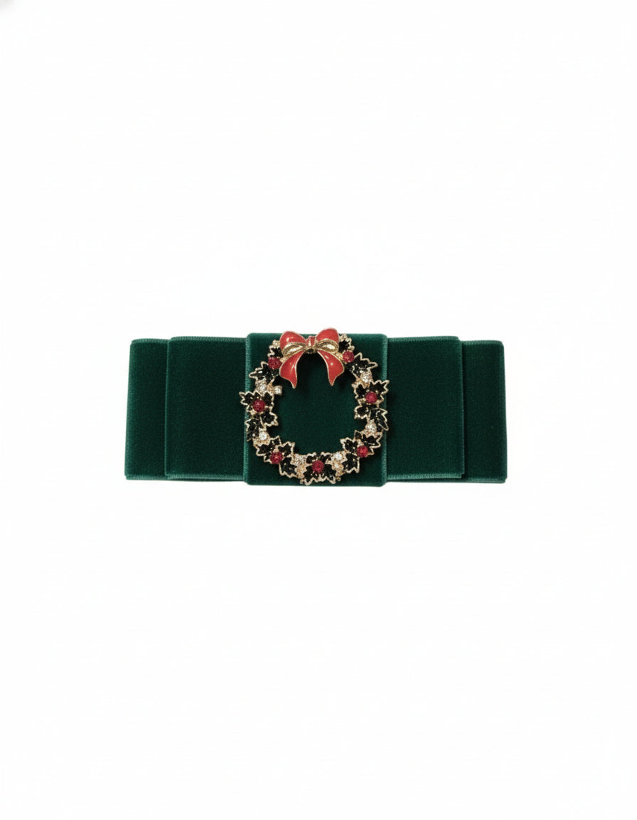 CHRISTMAS GREEN BROOCH