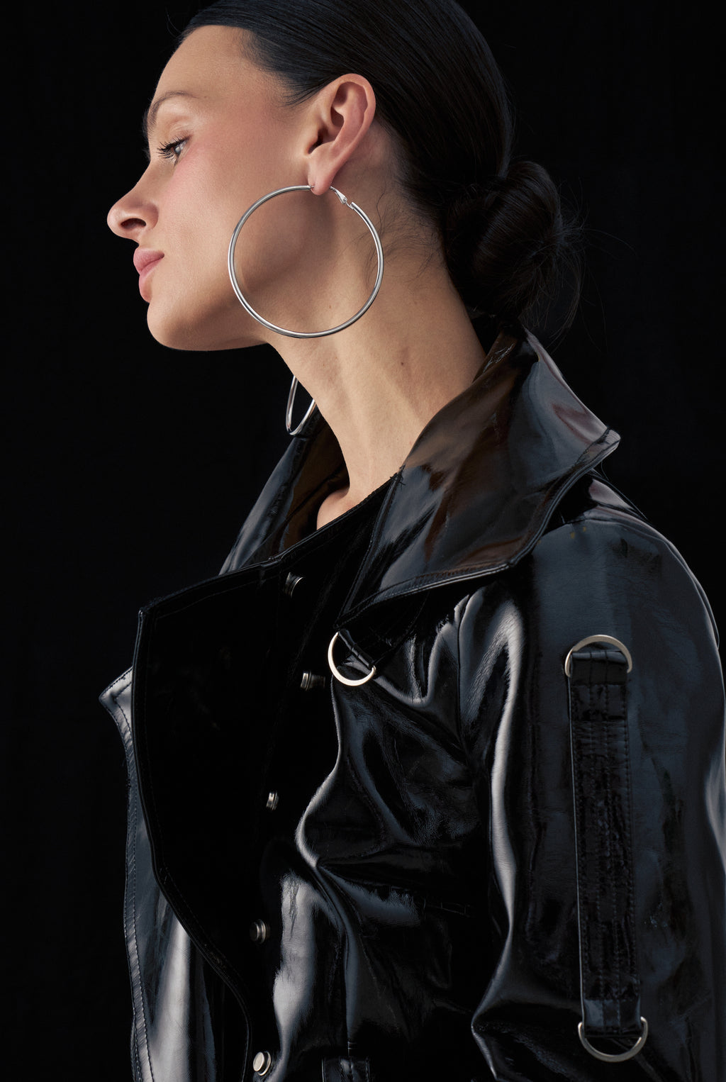 CERCEI MACRO HOOPS SILVER