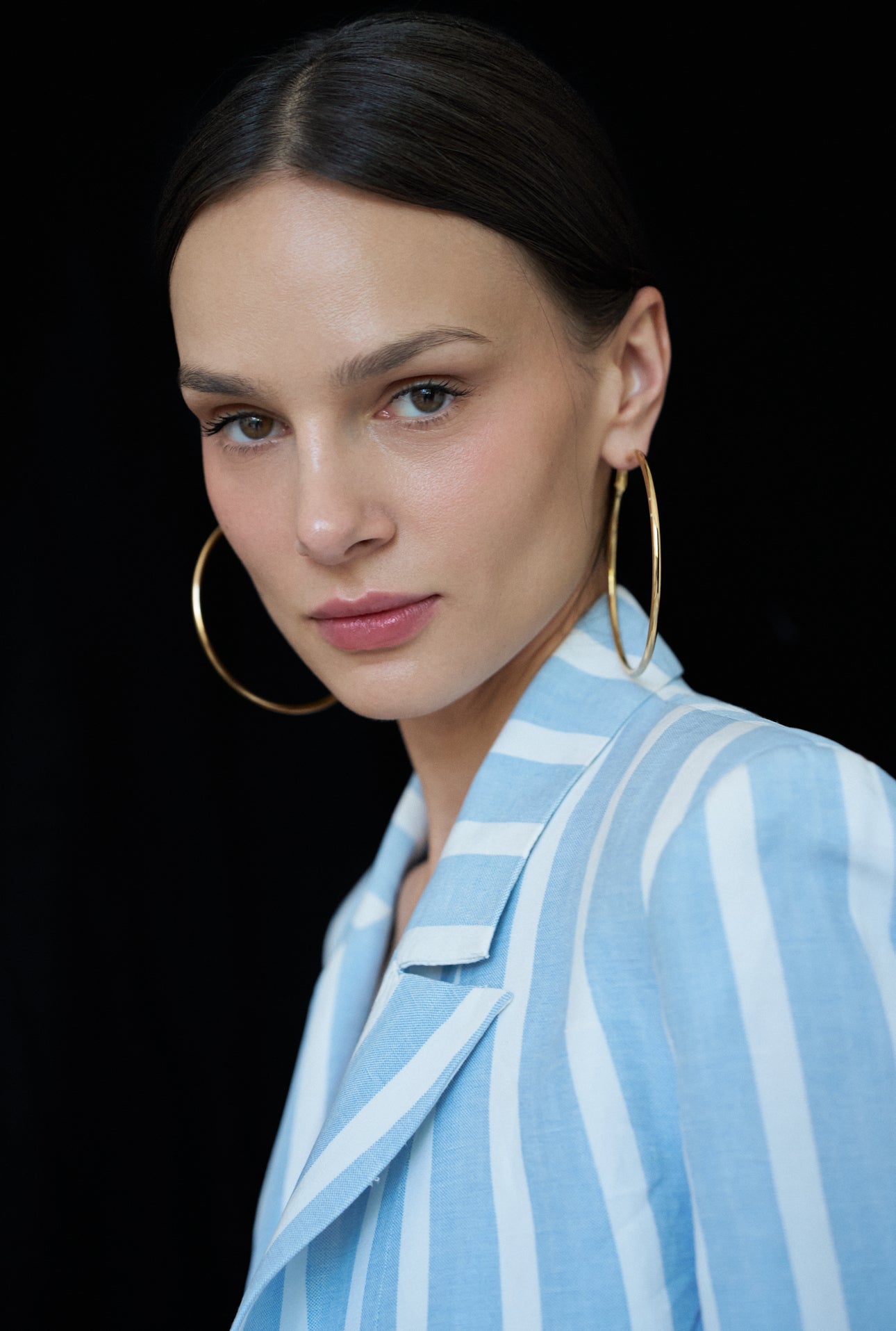 CERCEI MACRO HOOPS GOLD