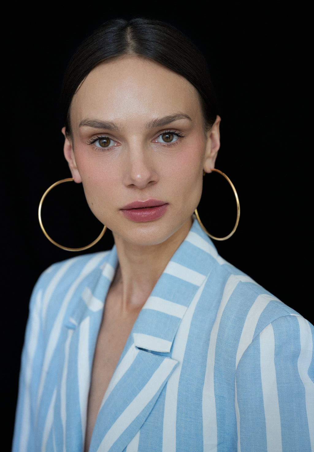 CERCEI MACRO HOOPS GOLD