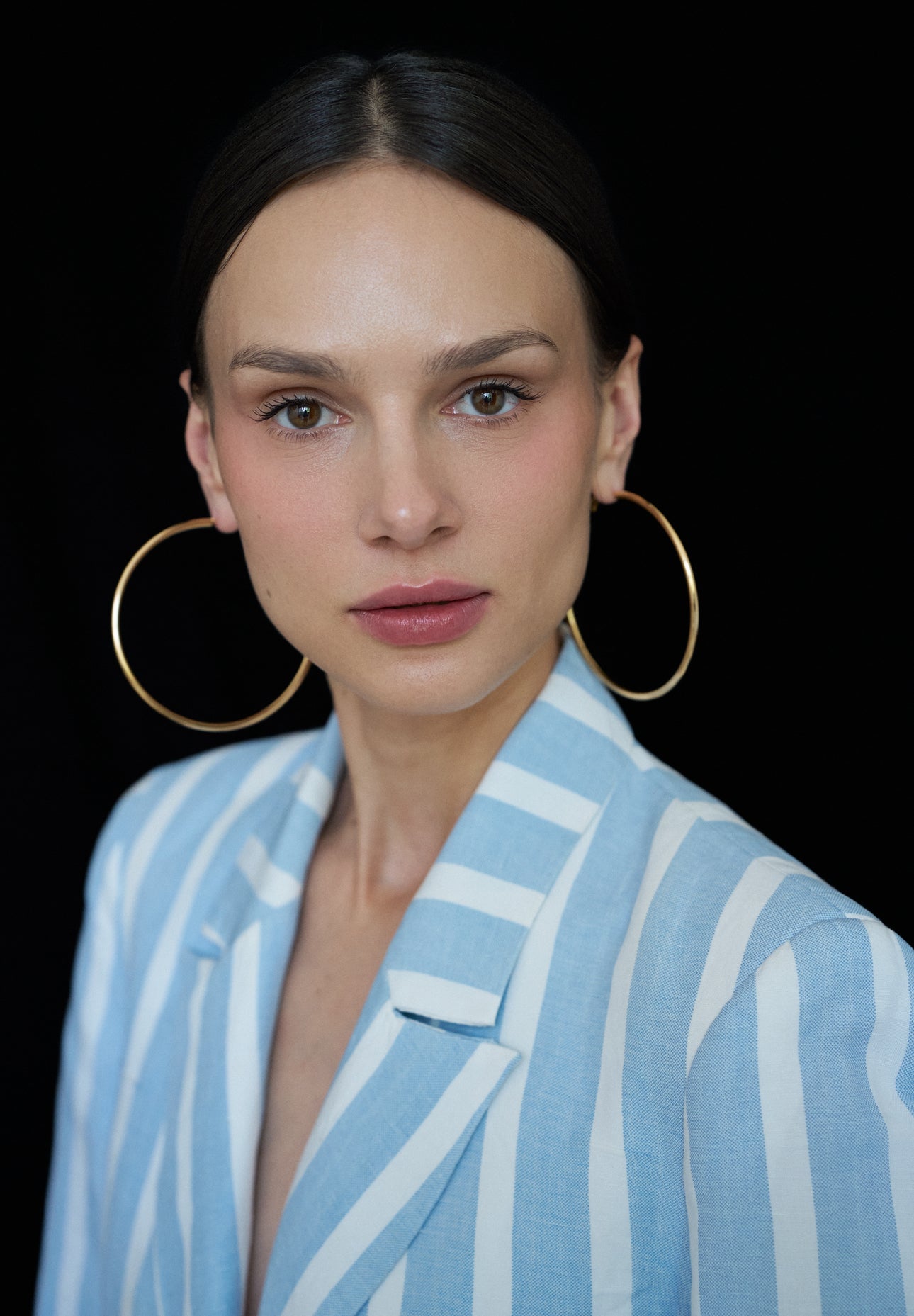 CERCEI MACRO HOOPS GOLD