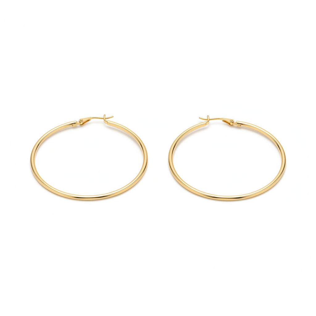 CERCEI MACRO HOOPS GOLD