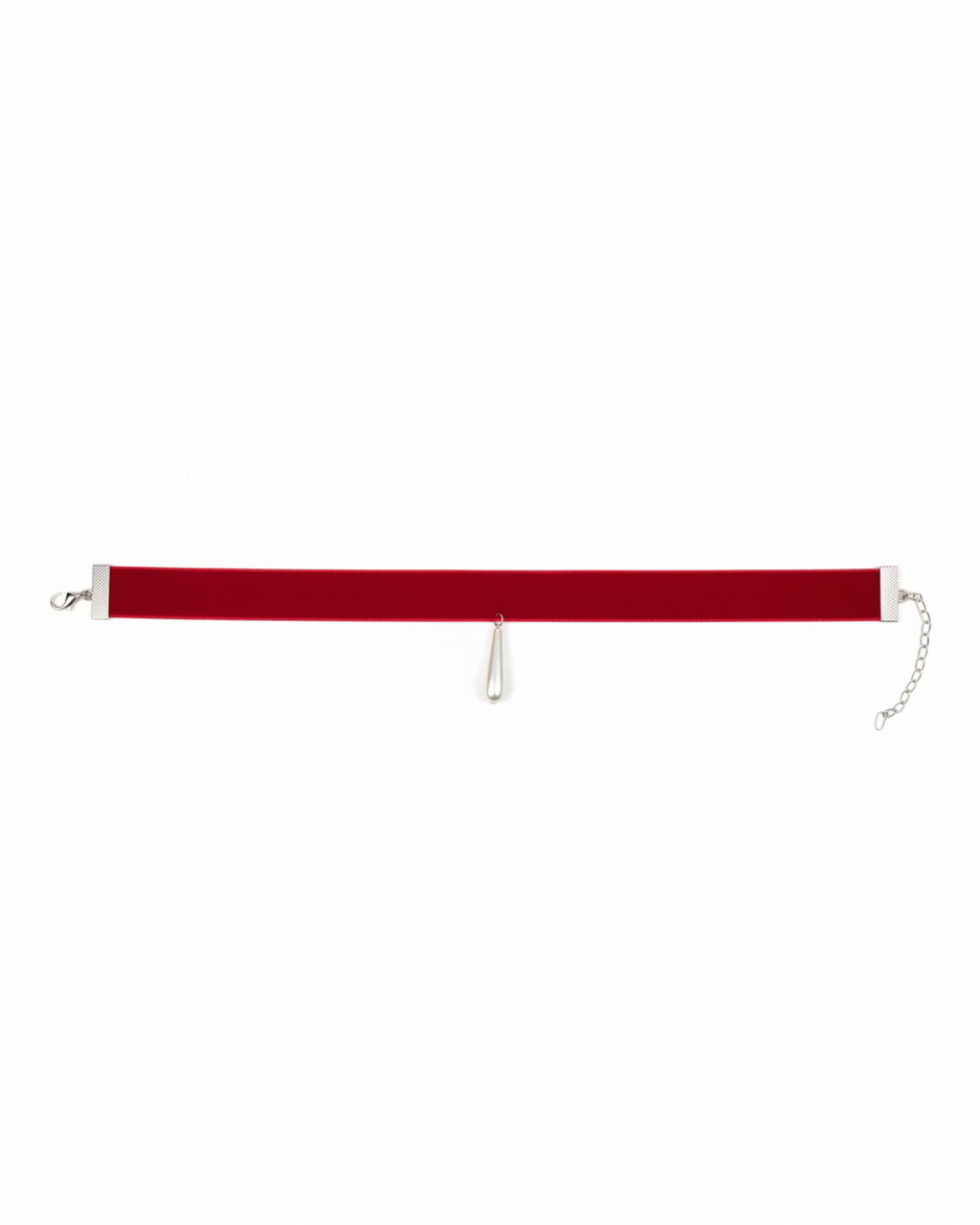 CHARM CHOKER RED