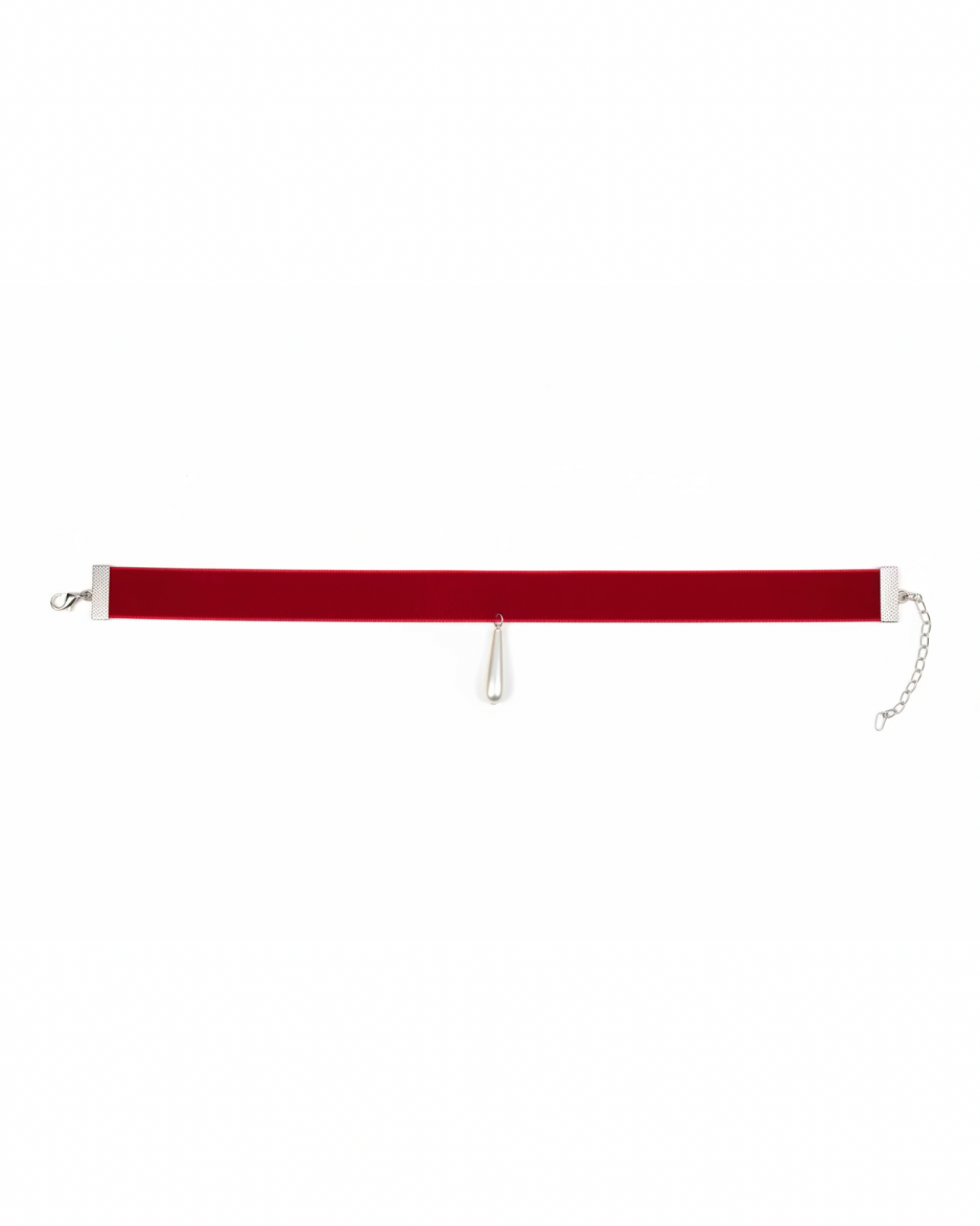 CHARM CHOKER RED