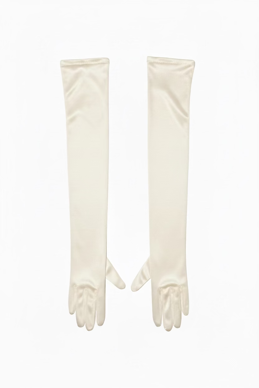 MĂNUȘI SATIN IVORY