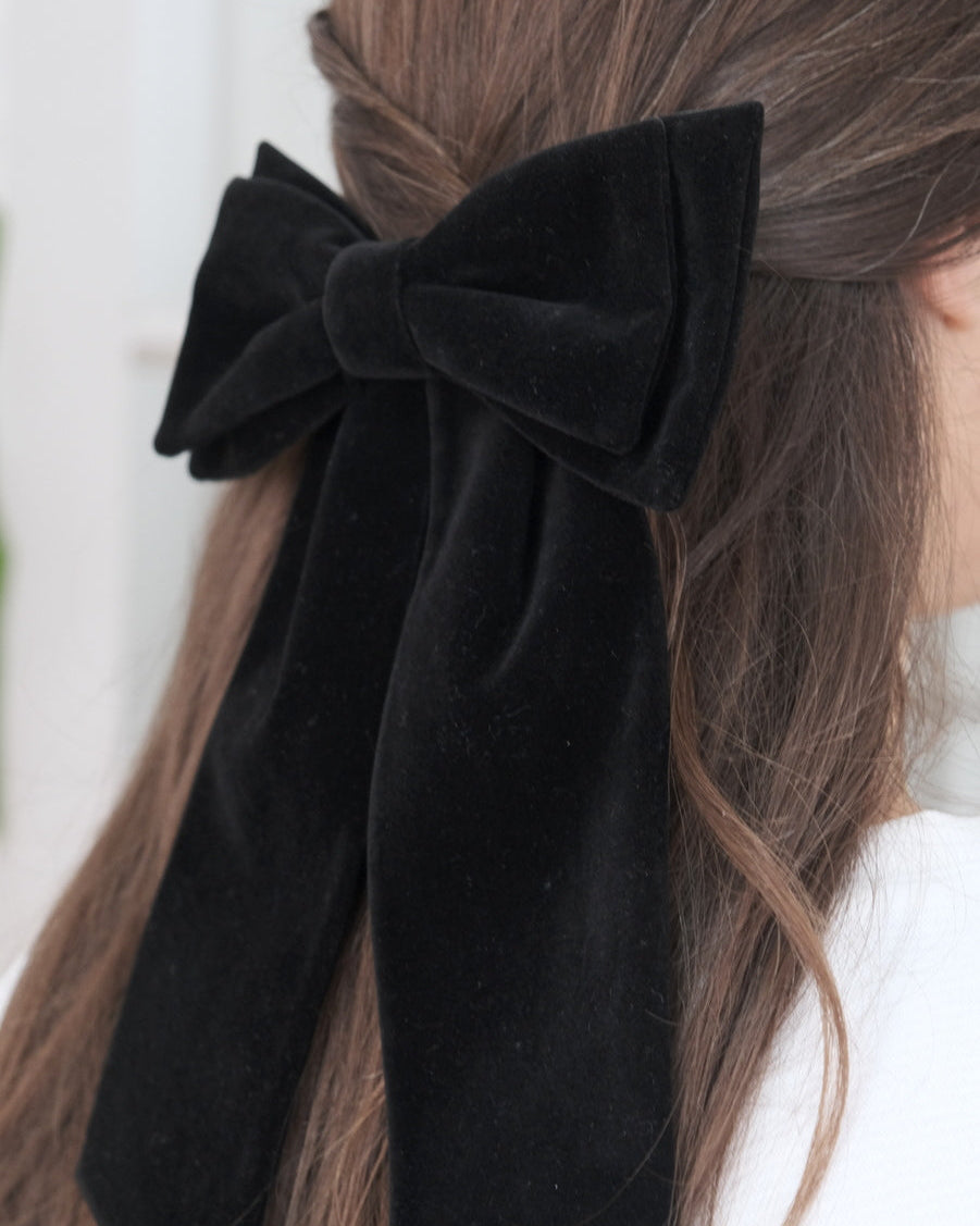 BLACK VELVET BOW