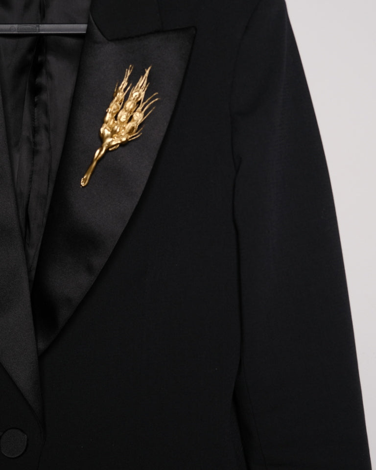 WHEAT EAR BROOCH