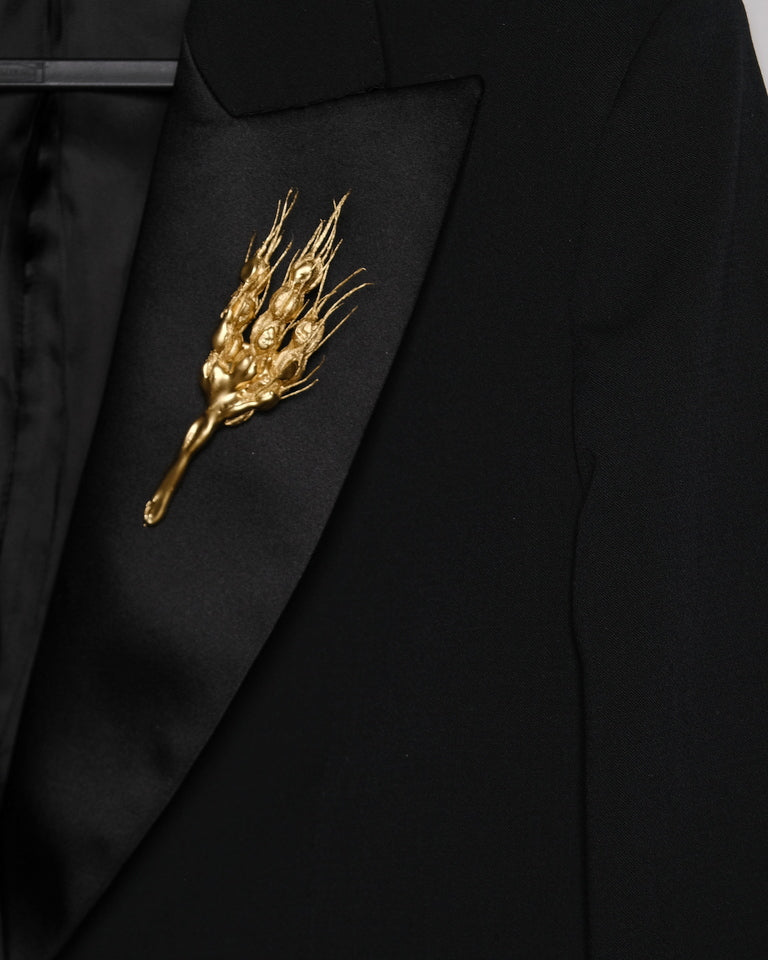 WHEAT EAR BROOCH