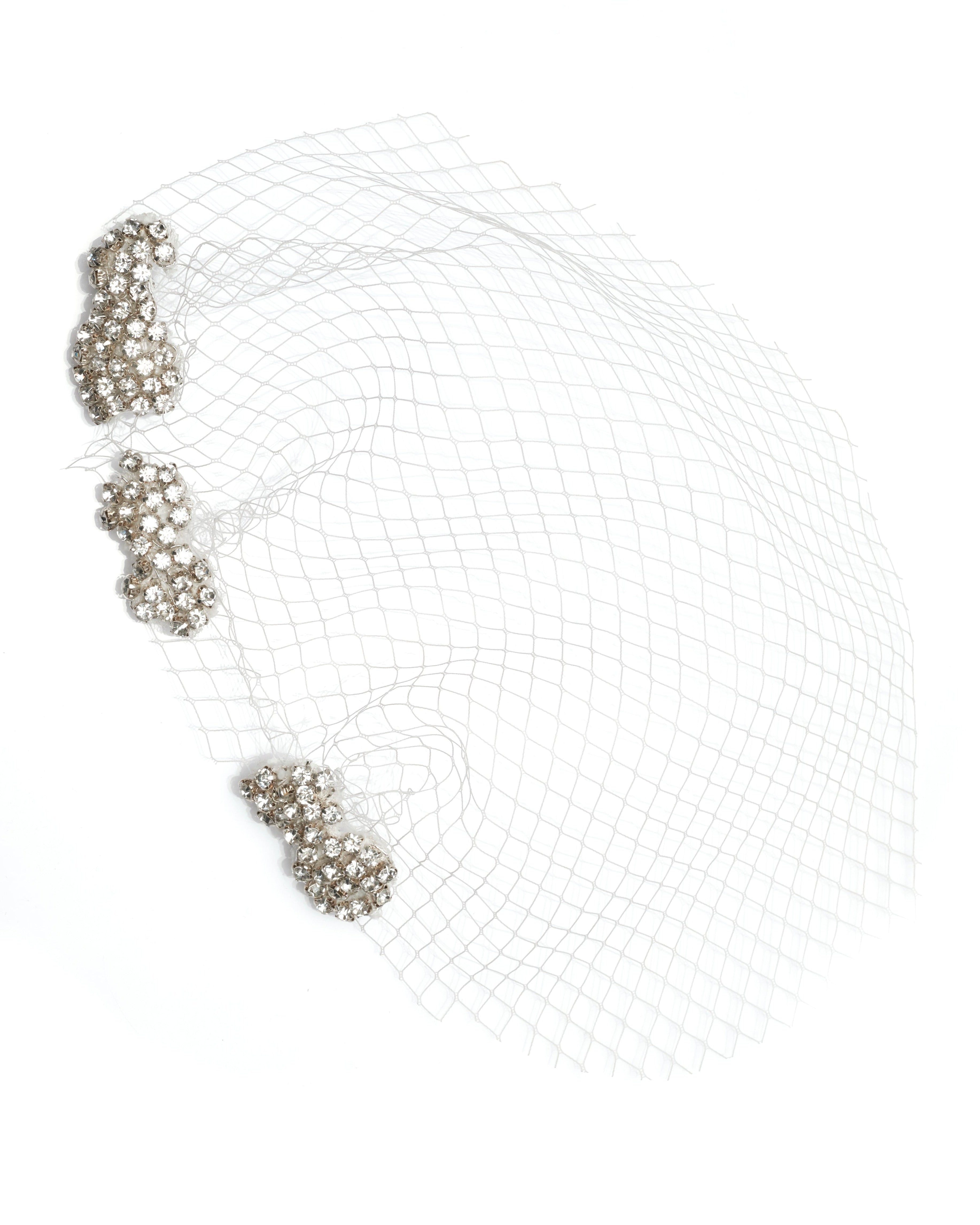 voaleta mireasa ocazie crystals katerini leila voal cununie ceremony accessory retro voalette katerini katerinimou