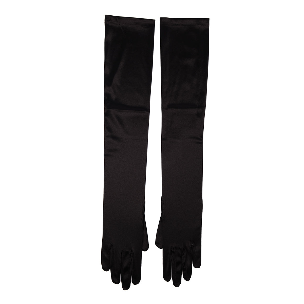 MĂNUȘI SATIN NEGRU