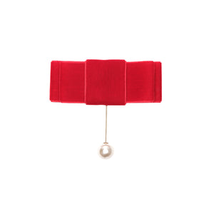 Deschide imaginea în expunere de diapozitive, VELVET BOW PIN - RED

