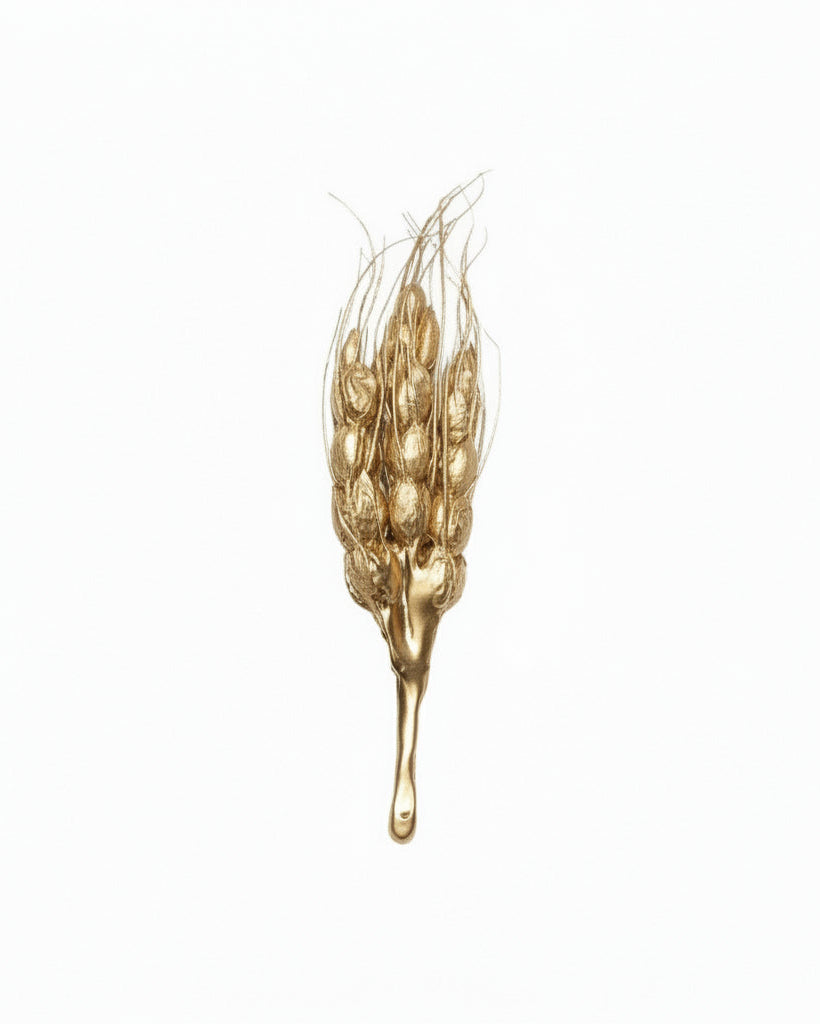 WHEAT EAR BROOCH
