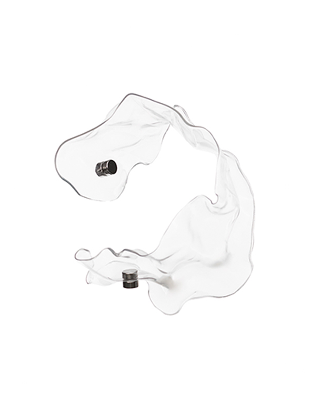 silver lining bracelet upcycled pet accessories sustainability sustainable fashion designer transparent glass plastic pet